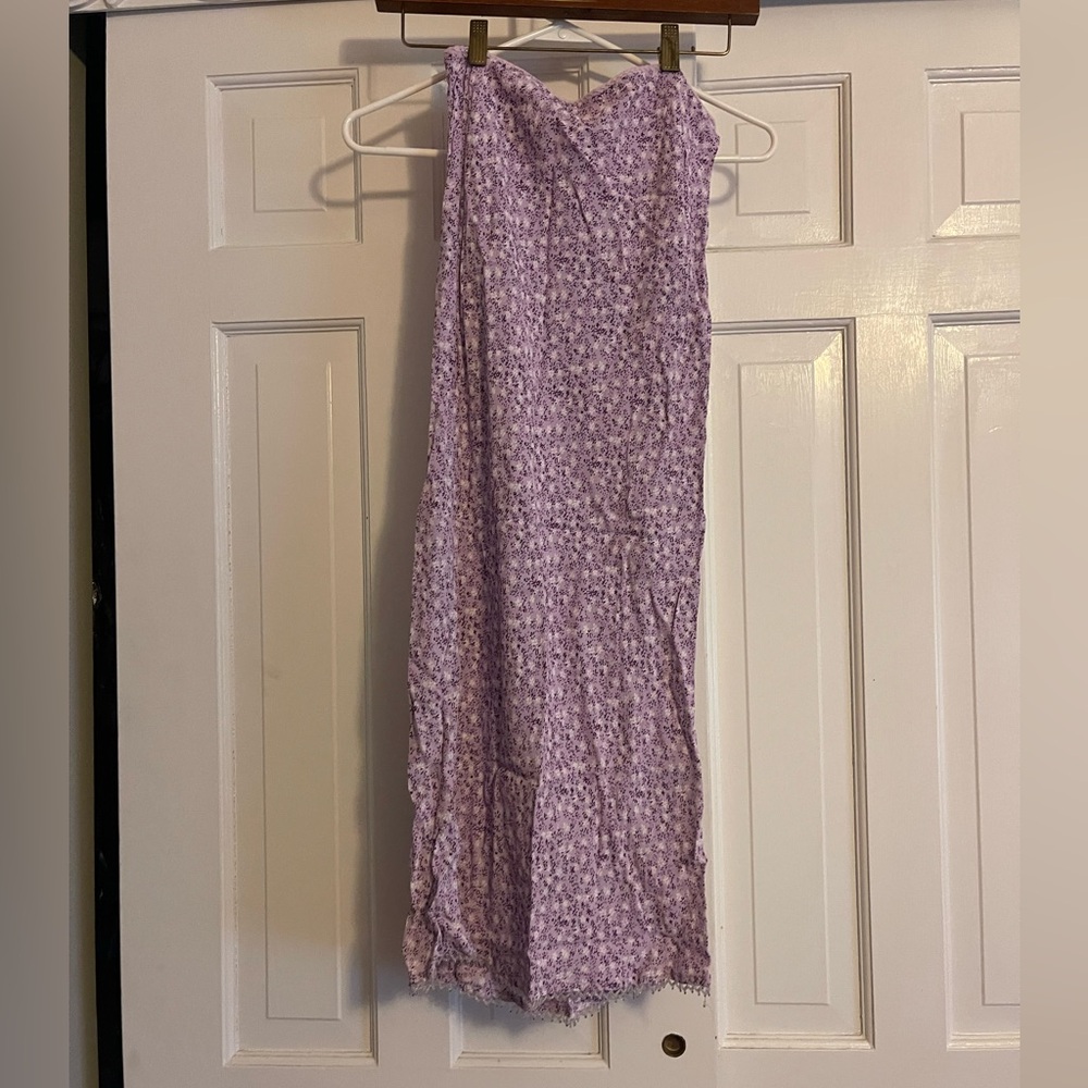 Purple floral Two of Us Dress